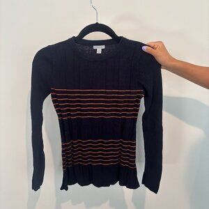 Jigsaw Lightweight Sweater Long Sleeve (Navy)